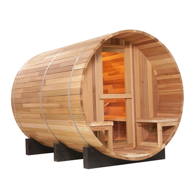 Aquecedor de sauna de barril de mão de madeira Instalação fácil Cor de madeira Design elegante