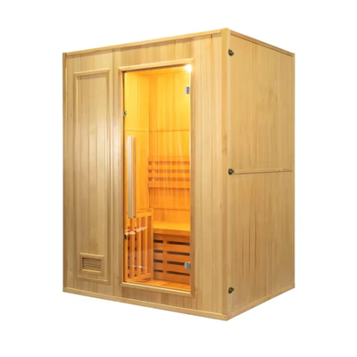 15~90.C Hemlock / Red Cedar Sauna de vapor com 0-99 MIN Timer e 220V Voltage