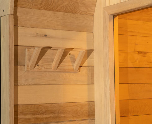 Sala de sauna de vapor de luxo com tela sensível ao toque com luzes LED gerador de ozônio e 0-99 MIN Timer