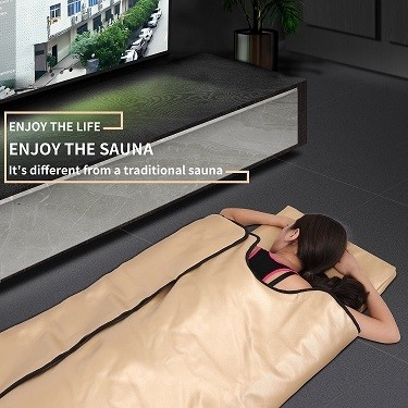 Cobertura infravermelha distante portátil da sauna da desintoxicação de 3 zonas para a beleza da saúde