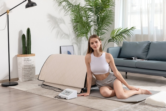 3 sauna infravermelha de aquecimento da abóbada do abeto dos cuidados médicos 1300W da abóbada da sauna do EMF da zona baixa