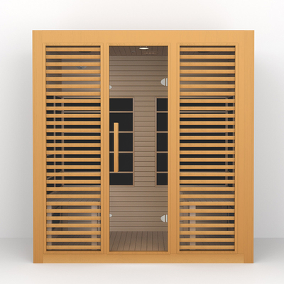 perda de peso infravermelha distante da sauna da pessoa da madeira 4 da cicuta 2700W