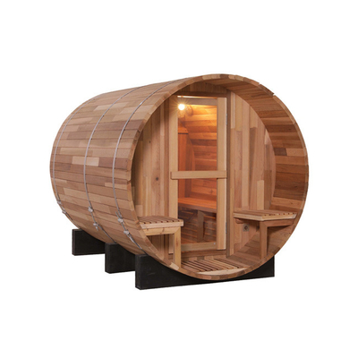 Da sauna de madeira do ODM da sala da sauna do tambor do jardim de SASO tambor exterior