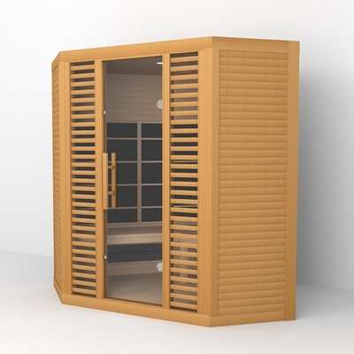 3-5 sala infravermelha de canto da sauna do Emf da pessoa terapia clara vermelha 2300W da baixa