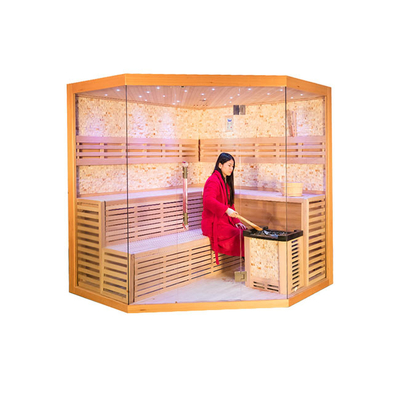 Cedro vermelho da sala interna da sauna da casa do vapor para o alvejante da desintoxicação e da pele