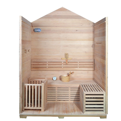 sala exterior de duas pessoas da sauna do vapor 6kw impermeável para o quintal da casa