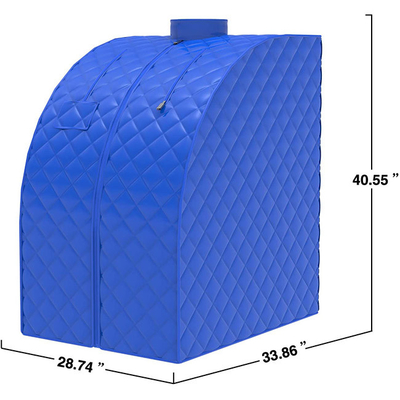 1050W que dobra a sauna portátil do vapor de Smartmak com massagem do pé