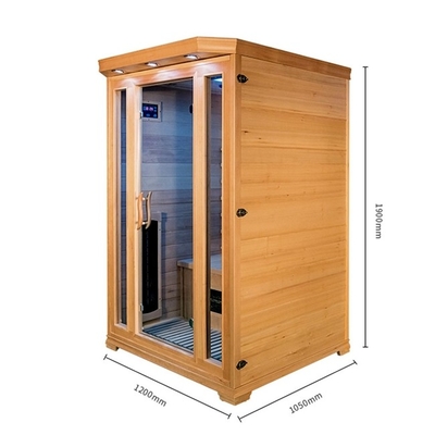 Sala infravermelha da sauna da pessoa feita sob encomenda da cicuta 2 da casa com oxigênio Ionizer