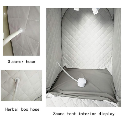 Da barraca portátil da sauna do vapor da pessoa de SASO 1 corpo completo habilitado