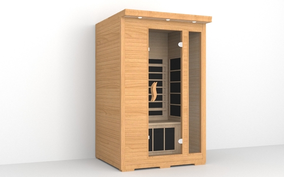Sauna infravermelha da pessoa completa interna do espectro 2 com janela de ventilação