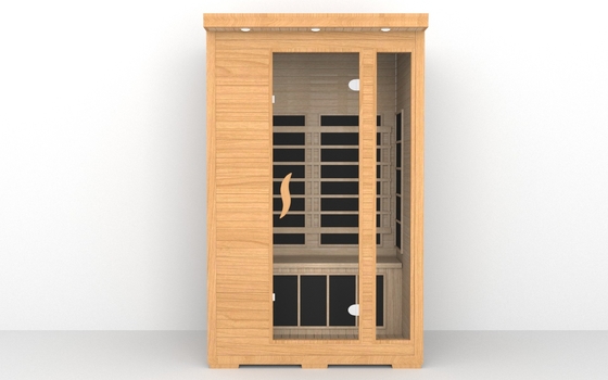 Sauna infravermelha da pessoa completa interna do espectro 2 com janela de ventilação