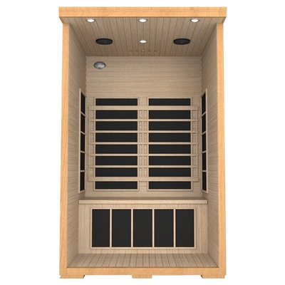 Da pessoa vermelha canadense de Cedar Wood 2 da casa sauna infravermelha para esculpir do corpo