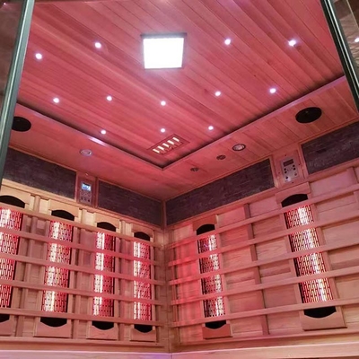 Pessoa molhada da sauna 4 da casa da sauna do vapor do infravermelho da cicuta de Smartmak para a desintoxicação