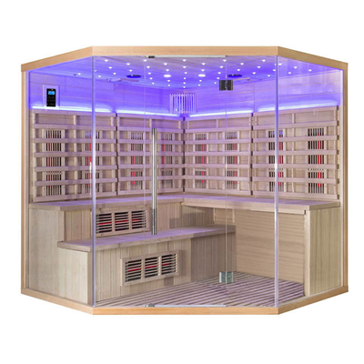 Pessoa molhada da sauna 4 da casa da sauna do vapor do infravermelho da cicuta de Smartmak para a desintoxicação