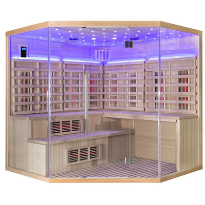 A pessoa 6 levanta-se a sauna infravermelha 110V-240V do vapor para o apartamento