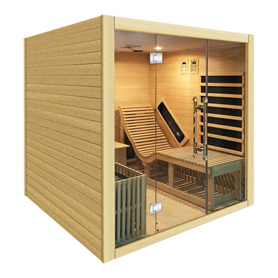O espectro ISO9000 completo combinou a sala infravermelha da sauna do vapor para a pessoa da família 3