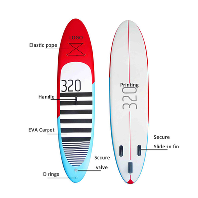 o sup inflável de 15cm levanta-se a placa de pá da ressaca para esportes de água da família