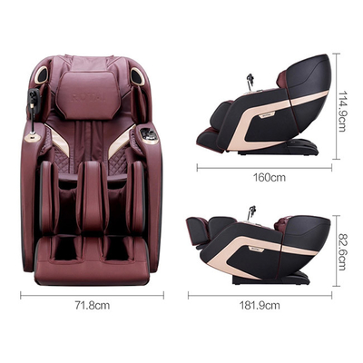 gravidade 3D zero que amassa a cadeira elétrica da massagem com as bolsas a ar completas do corpo