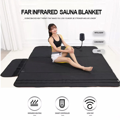 3 zonas que aquecem o saco geral da sauna do corpo da perda de peso da sauna infravermelha