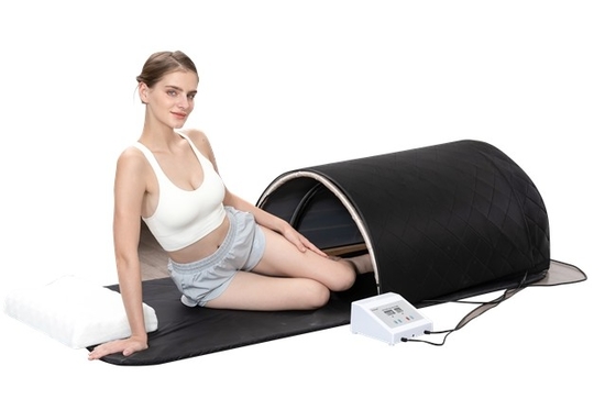 a abóbada infravermelha portátil da sauna do abeto 900W estabelece a cama para o emagrecimento do corpo